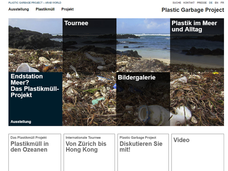 Plastic Garbage Project Homepagebild