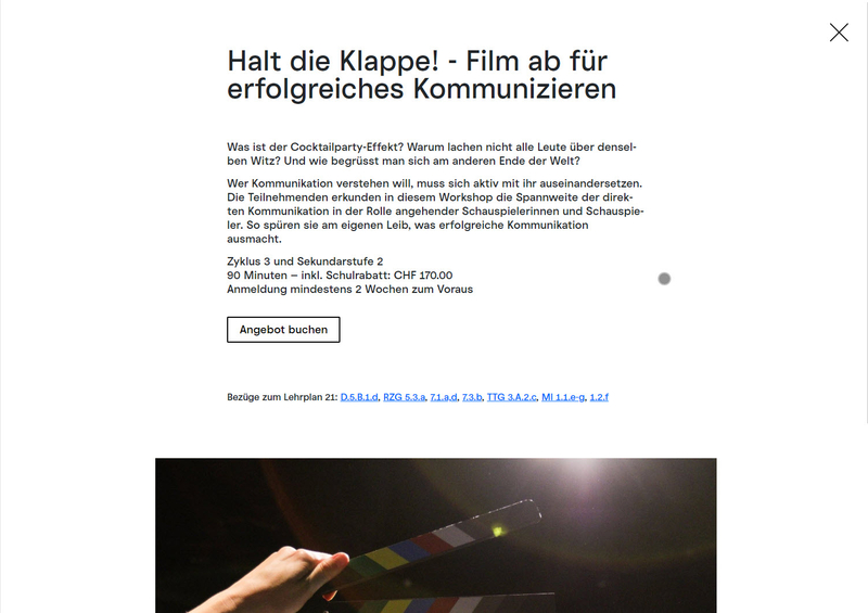 Museum für Kommunikation Websitebild