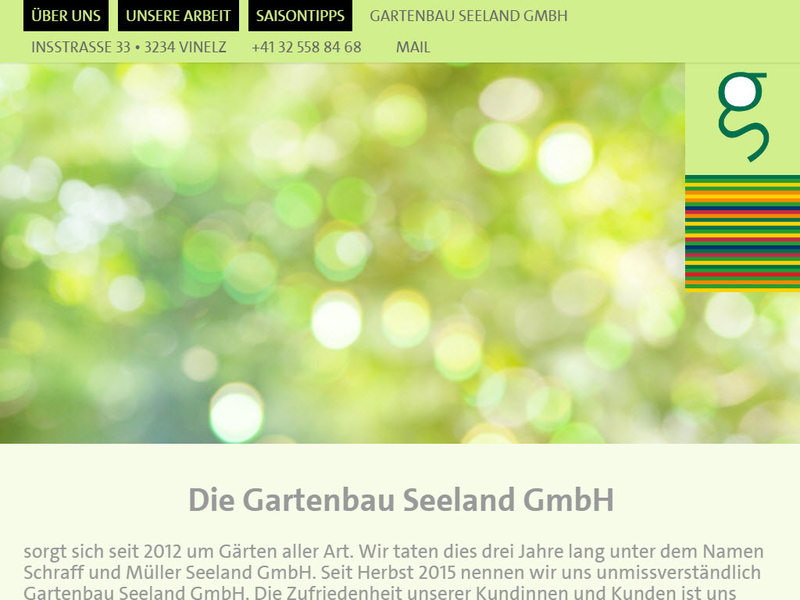 gartenbau seeland GmbH Homepagebild