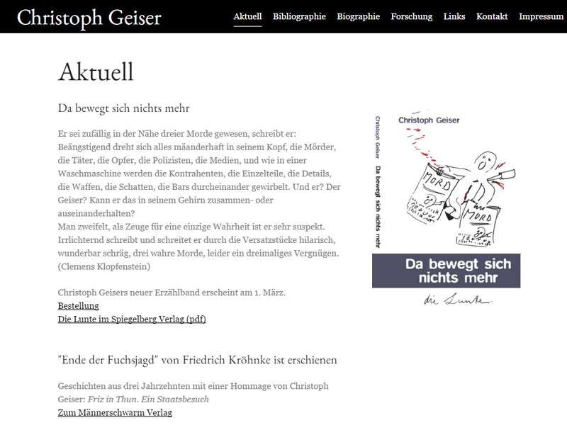 Christoph Geiser Websitebild