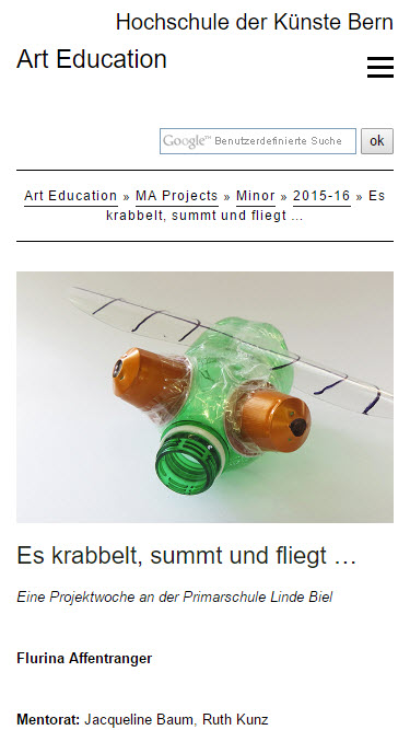 HKB arteducation Homepagebild